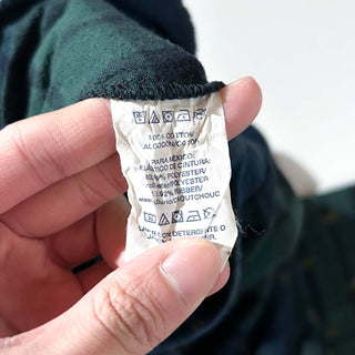 00's Ralph Lauren ドローコード 総柄 ブラックウォッチ チェック ワイド パジャマ パンツ