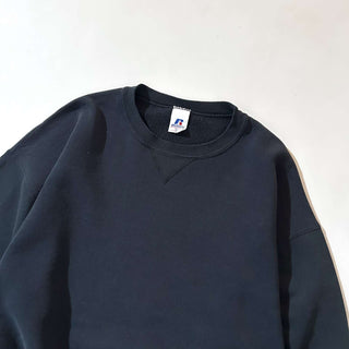 00's Russell ブラック 無地 スウェット シャツ