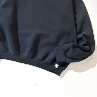 00's Russell ブラック 無地 スウェット シャツ