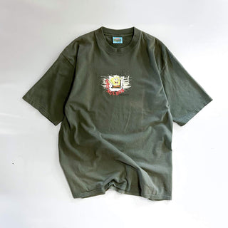 00's SpongeBob SquarePants キャラクター 両面プリント Tシャツ