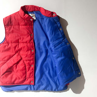 80's CAMPUS 中綿 ナイロン シェル ベスト