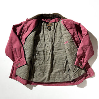 80's Eddie Bauer バーガンディ フェード グースダウン ハンティング ジャケット