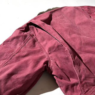 80's Eddie Bauer バーガンディ フェード グースダウン ハンティング ジャケット