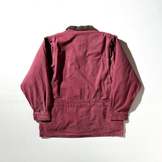 80's Eddie Bauer バーガンディ フェード グースダウン ハンティング ジャケット