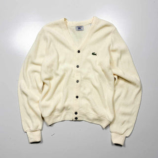 80's IZOD アクリル ニット カーディガン