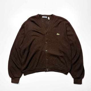 70's IZOD アクリル ニット カーディガン