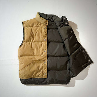 80's JCPENNY リバーシブル キルティング ダウンベスト