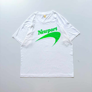 ～80's "MADE IN USA"  Newport 企業 ロゴ Tシャツ
