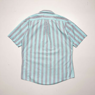 80's "MADE IN YUGOSLAVIA" GIANI BLUES ストライプ S/S シャツ