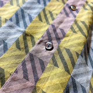 80's Neiman Marcus 総柄 レギュラーカラー L/Sシャツ