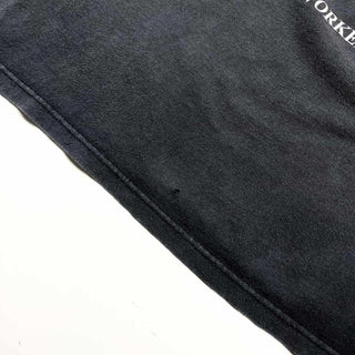 80's "made in USA" SHEET METAL WORKERS' フェードブラック 両面プリント Tシャツ