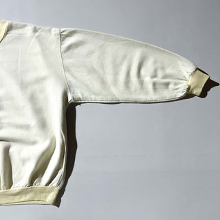 80's STRIPES バイカラー コットン スウェットシャツ