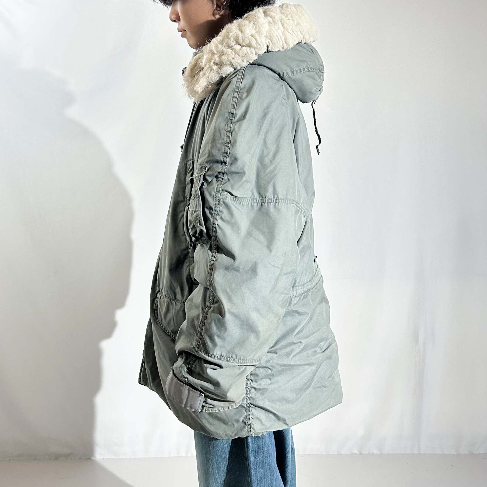 古着–80's U.S.AIR FORCE N-3B フライト ジャケット(MEDIUM