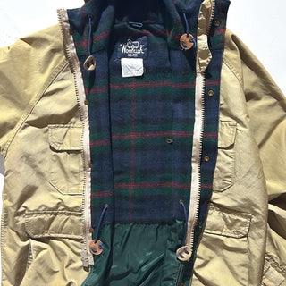 80's WOOLRICH ４ポケット マウンテン ジャケット(べージュ)