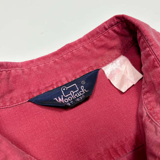 80's WOOL RICH 後染め 切替 ダブルポケット S/S シャツ