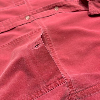 80's WOOL RICH 後染め 切替 ダブルポケット S/S シャツ