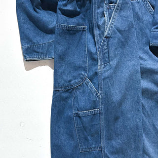80's～ ダブルジップ デニム オールインワン