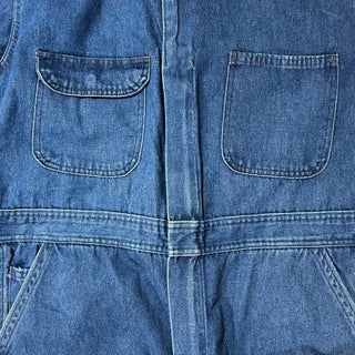 80's～ ダブルジップ デニム オールインワン