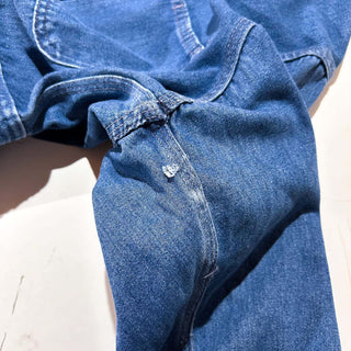 80's～ ダブルジップ デニム オールインワン