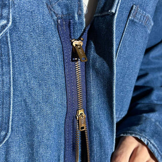 80's～ ダブルジップ デニム オールインワン