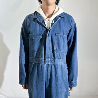 80's～ ダブルジップ デニム オールインワン