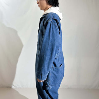 80's～ ダブルジップ デニム オールインワン