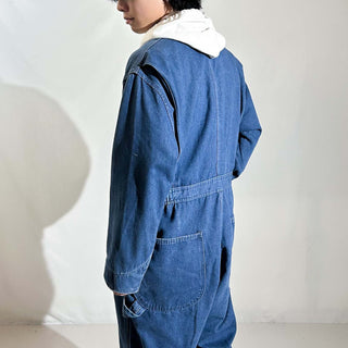 80's～ ダブルジップ デニム オールインワン
