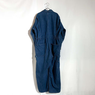 80's～ ダブルジップ デニム オールインワン