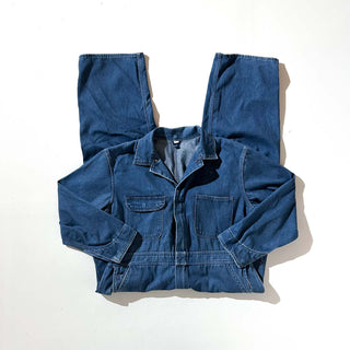 80's～ ダブルジップ デニム オールインワン