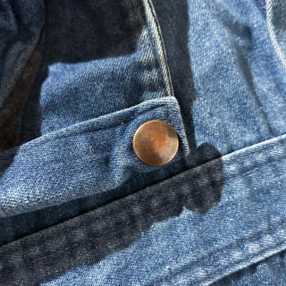 80's～ ダブルジップ デニム オールインワン