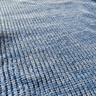 80's～90's CHAPEL HILL ブルー×ホワイト メランジ アクリル ニット セーター