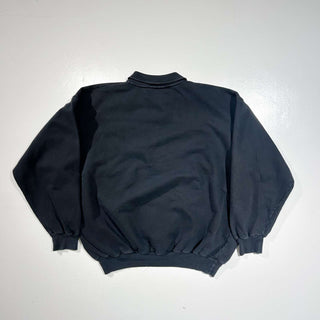 90's CMH HELI SKIING デザイン スウェットポロシャツ