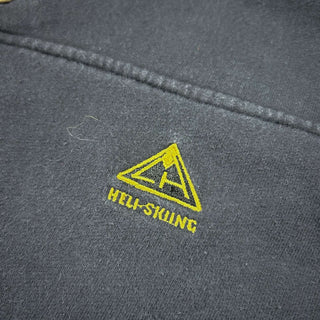 90's CMH HELI SKIING デザイン スウェットポロシャツ