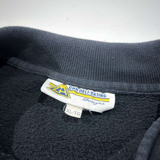 90's CMH HELI SKIING デザイン スウェットポロシャツ