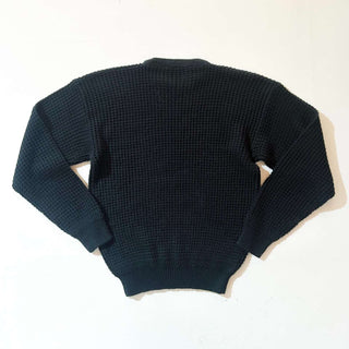 80's～90's DAVID TAYLOR 段リブ ソリッド アクリル ニット セーター