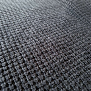 80's～90's DAVID TAYLOR 段リブ ソリッド アクリル ニット セーター