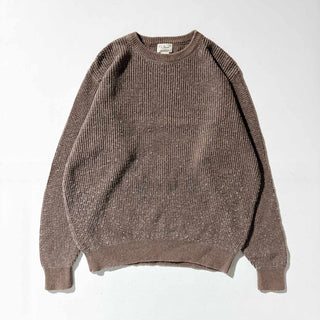 ～00's L.L.Bean コットン×ウール ネップ ニット セーター