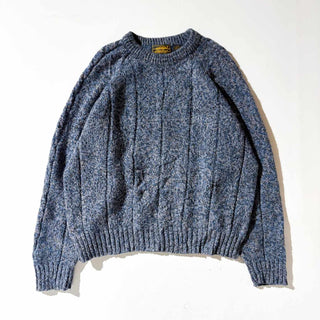 80's～90's Eddie Bauer メランジ ウール ニット セーター
