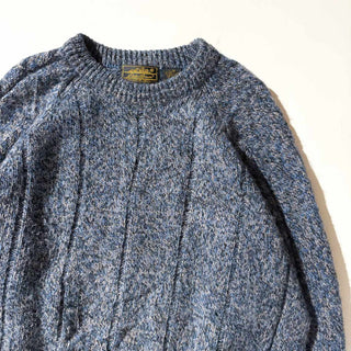80's～90's Eddie Bauer メランジ ウール ニット セーター
