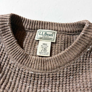 ～00's L.L.Bean コットン×ウール ネップ ニット セーター