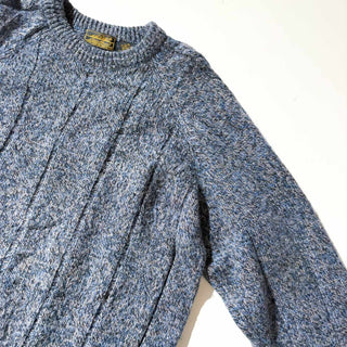 80's～90's Eddie Bauer メランジ ウール ニット セーター
