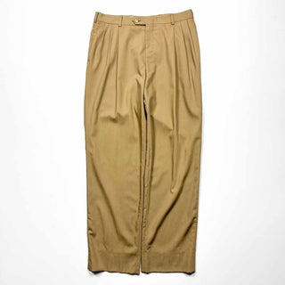 80's～90's HART SCHAFFNER & MARX "PURE VIRGIN WOOL" 3タック スラックス