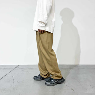 80's～90's HART SCHAFFNER & MARX "PURE VIRGIN WOOL" 3タック スラックス