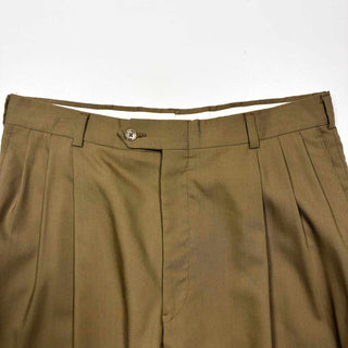 80's～90's HART SCHAFFNER & MARX "PURE VIRGIN WOOL" 3タック スラックス