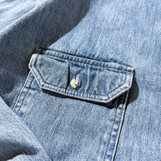 80's～90's "MADE IN USA" Eddie Bauer デニム L/S シャツ