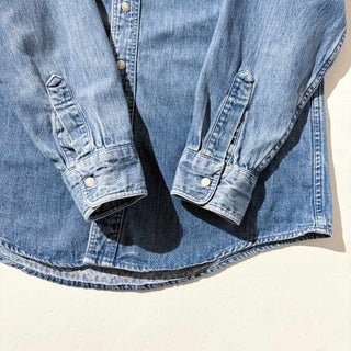 80's～90's "MADE IN USA" Eddie Bauer デニム L/S シャツ