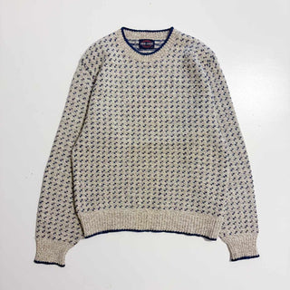 80's～90's "MADE IN USA" PINE STATE バーズアイ ウール ニット セーター