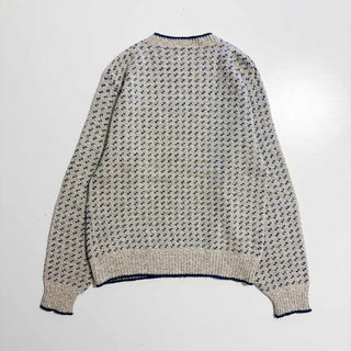 80's～90's "MADE IN USA" PINE STATE バーズアイ ウール ニット セーター