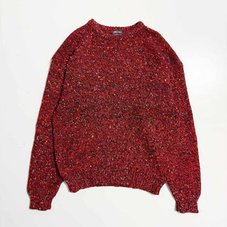 80's～90's OAKBROOK カラーネップ ウール ニット セーター