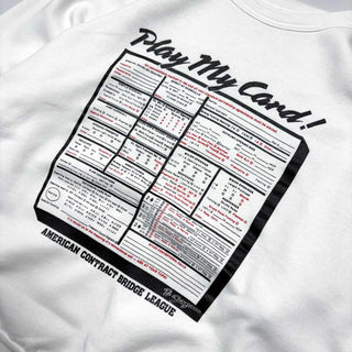 80's～90's "Play My Card！" ACBL カードゲーム プリント スウェット